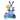 Joyfy 6FT Tall Multicolored Nylon Indoor Outdoor Easter Bunny on Eggs Inflatable w/Built-In LED Lights, Easter Decoration