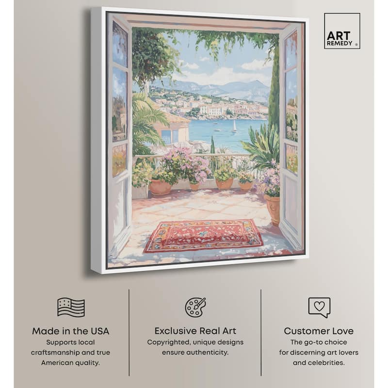 Room with a View Canvas by Art Remedy