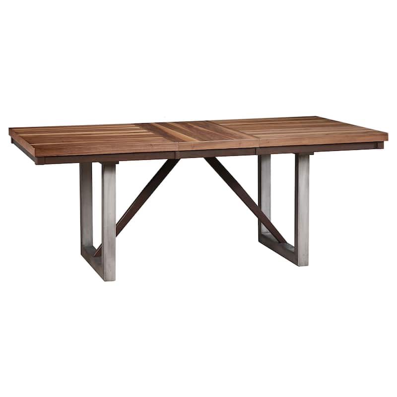 Rivera Natural Walnut Extension Dining Table
