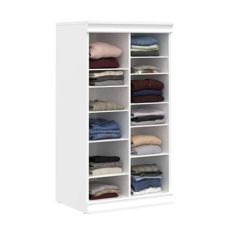 ClosetMaid Modular Storage 21.38-inch Wide Adjustable 16-Shelf Organizer