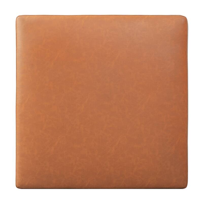 Christopher Knight Home - Arden Modern Upholstered Ottoman with Wooden Legs