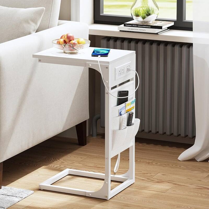 C Shaped End Table