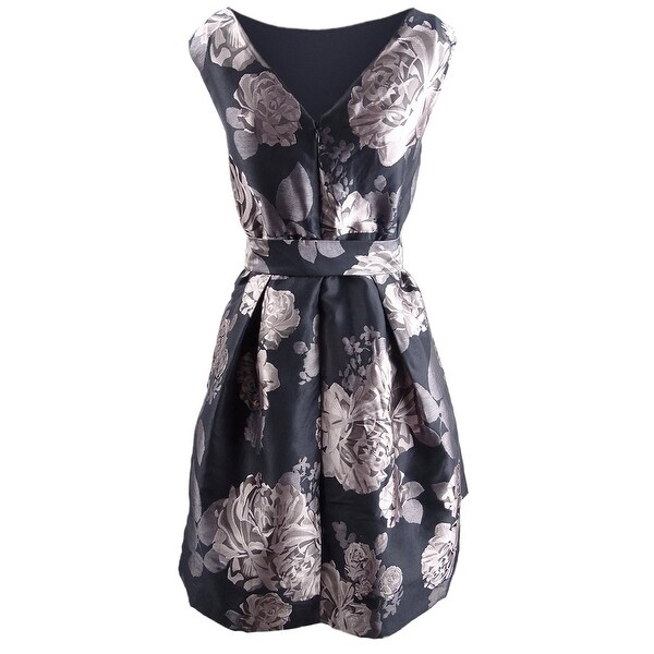 jessica howard sleeveless floral fit & flare dress