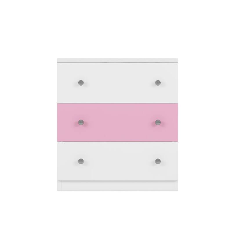 3-Drawer Wooden Nightstand