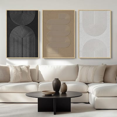 Paintings Artwork for Walls, Minimalist Geometric Pictures