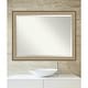 preview thumbnail 22 of 103, Beveled Bathroom Wall Mirror - Elegant Frame