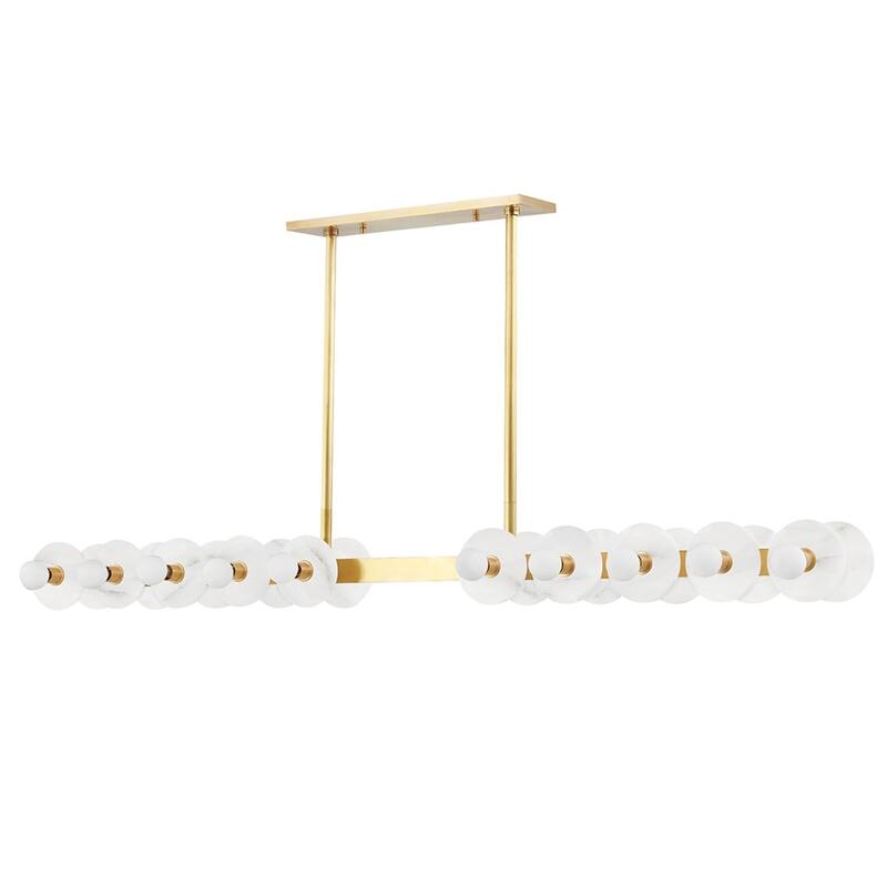 Hudson Valley Lighting Austen 20 Light 60" Wide LED Linear Chandelier