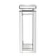 preview thumbnail 9 of 9, Allan Andrews Mirrored Glass Accent Pedestal Table