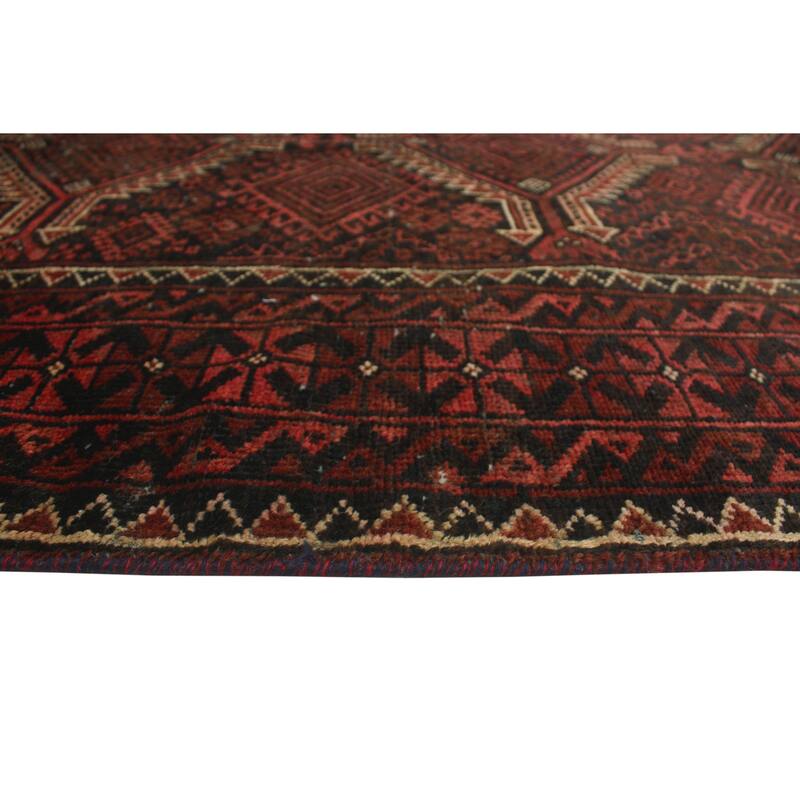 Semi Antique Debbie Rust/Charcoal Rug - 3'11" x 6'10"