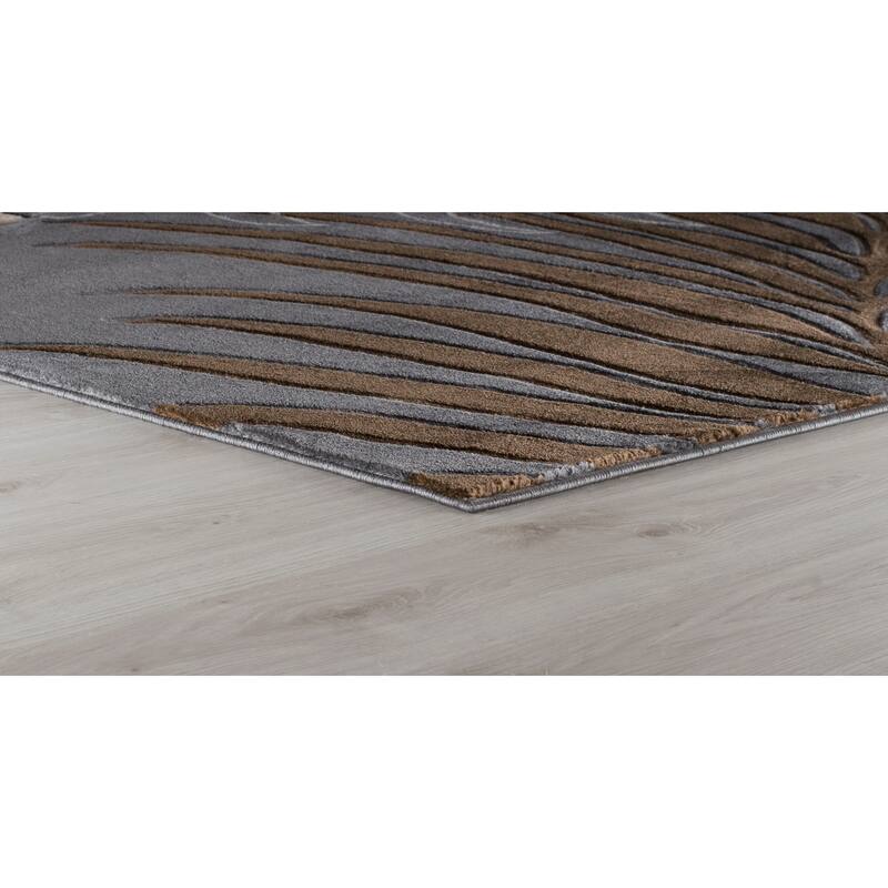 Glamour Abstract Polypropylene Area Rug
