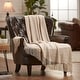 preview thumbnail 12 of 77, Chanasya Textured Boho Knit Throw Blanket With Tassels