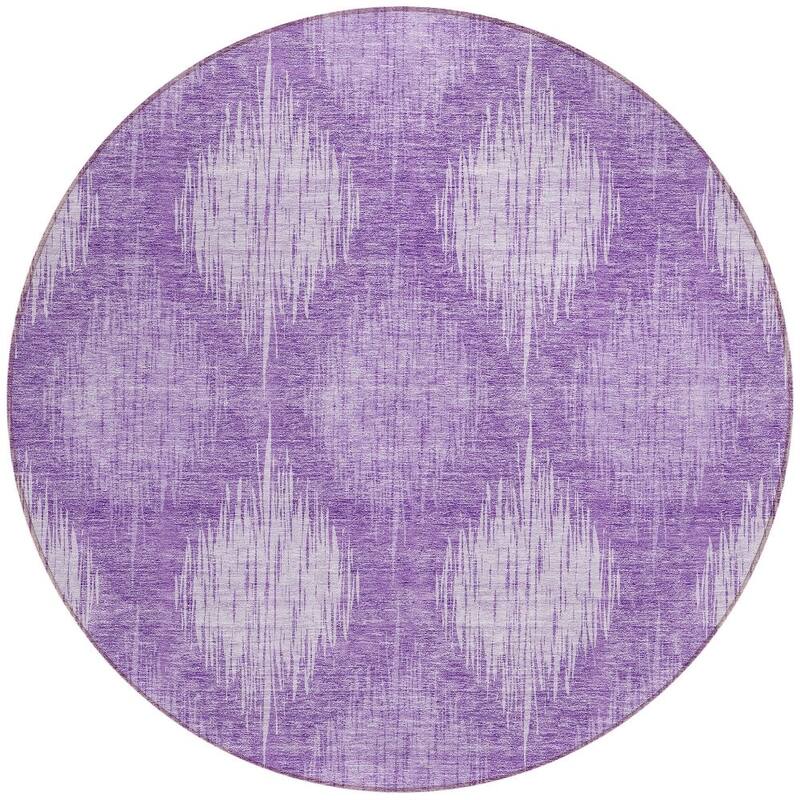 HomeRoots Ikat Transitional Rectangle Outdoor Rug