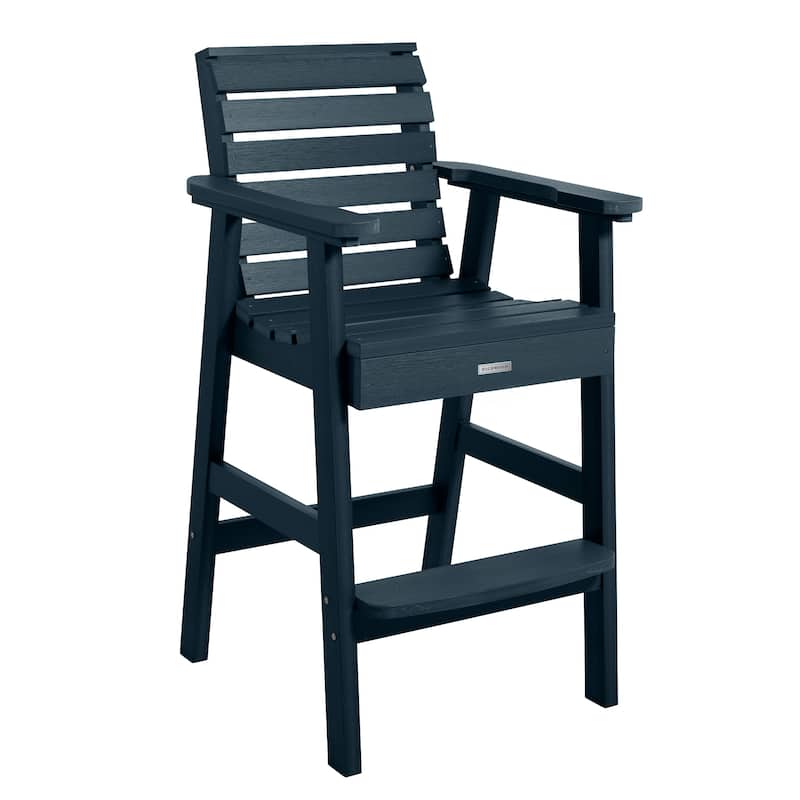HIGHWOOD Weatherly Bar Height Armchair - Federal Blue
