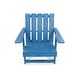 preview thumbnail 31 of 172, Shoreline Fully Assembled All-Weather HDPE Outdoor Folding Modern Adirondack Chair