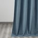 preview thumbnail 6 of 35, Exclusive Fabrics Vintage Thermal Cross Linen Weave Max Blackout Grommet Curtain (1 Panel)