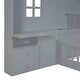 preview thumbnail 32 of 55, Platform Bed with Shelves and a set of Sockets and USB Port