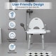 preview thumbnail 5 of 5, Swivel Shower Chair 450 lbs, Heavy Duty Bath Chair with Rotatable Seat for Seniors Handicap and Pregnant Women