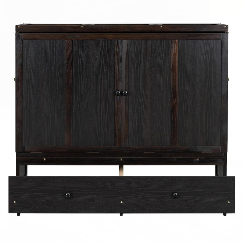 Murphy Bed with USB Port and a Large Drawer