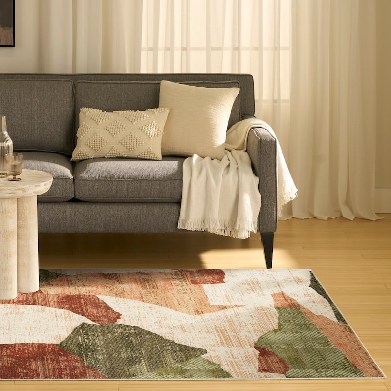 Nourison Nordic Indoor only Abstract Area Rug