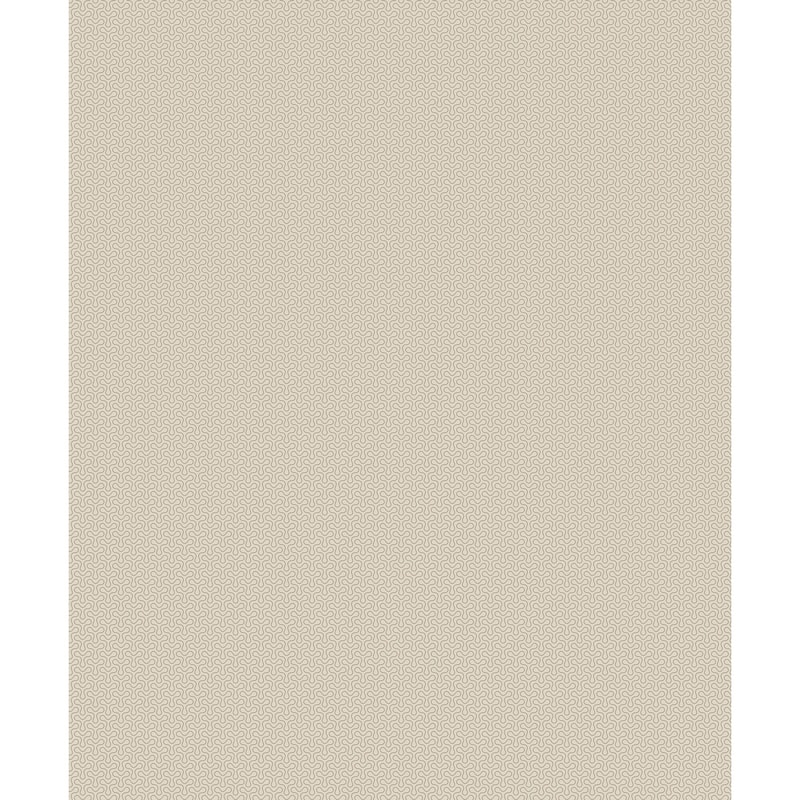 Seabrook Designs Spiro Geometric Unpasted Wallpaper - 20.5 in. W x 33 ft. L - Pearl Grey