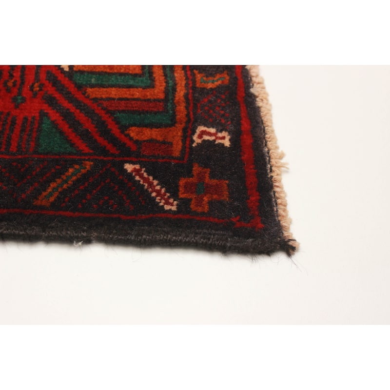Teimani Red Rug 2'10" x 4'4" - 2'10 x 4'4