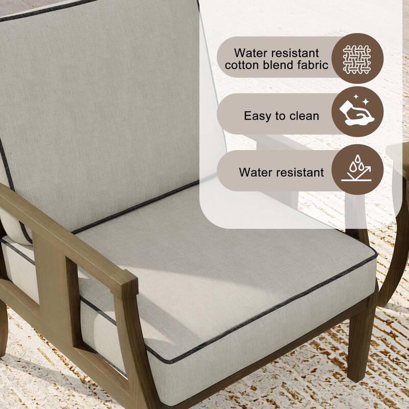 Patio Conversation Sets with Side Table(Set of 6)
