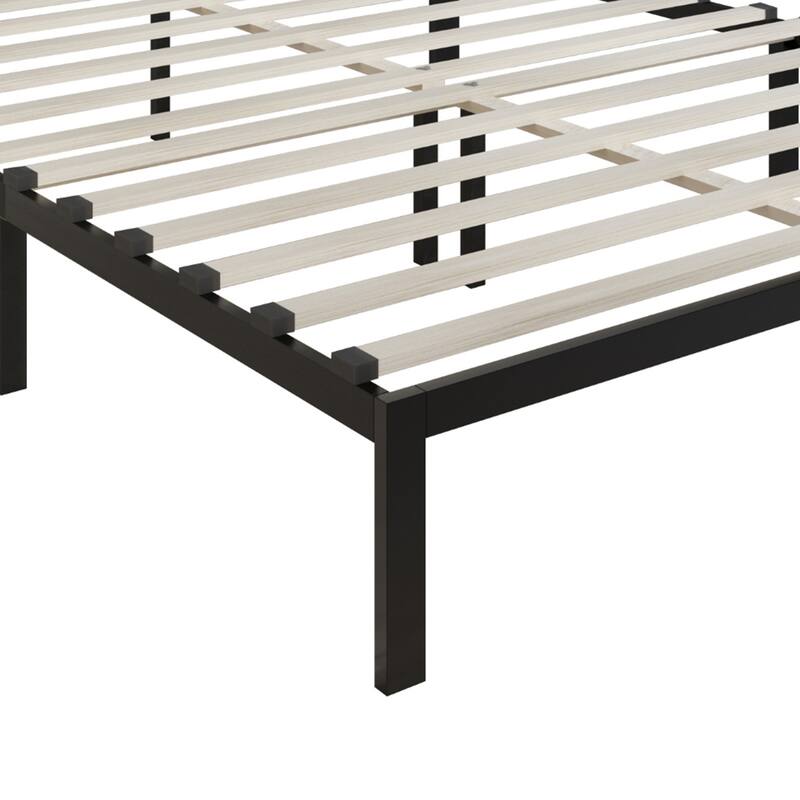 CraftPorch Modern Velvet Tufted Upholstered Platform Bed