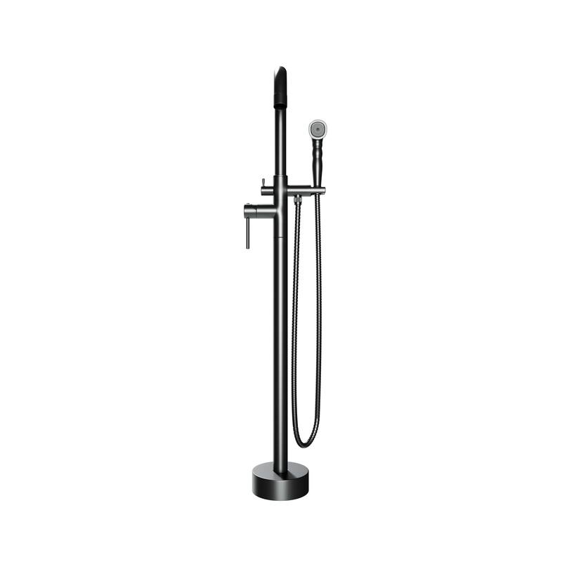 Neptune Single Handle Floor Mounted Gooseneck Freestanding Tub Filler