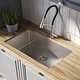 preview thumbnail 18 of 158, KRAUS Standart PRO Undermount Single Bowl Stainless Steel Kitchen Sink