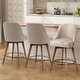preview thumbnail 21 of 26, 26" Counter Height Swivel Bar Stool, Upholstered Counter Stools - 23.8" (D) x 21.7" (W) x 38" (H)