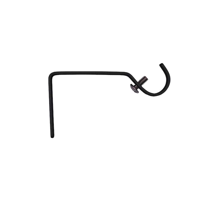 Kenney® 5/8" Curtain Rod Mounting Brackets, Set of 2, Black