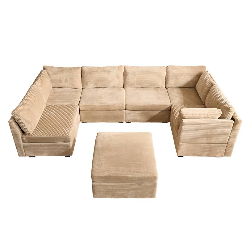 OVIOS Cloud-Like L-Shaped Sofa