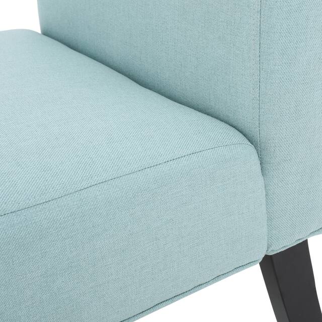 Kassi Contemporary Fabric Slipper Accent Chair by Christopher Knight Home - 22.50" L x 29.50" W x 32.00" H