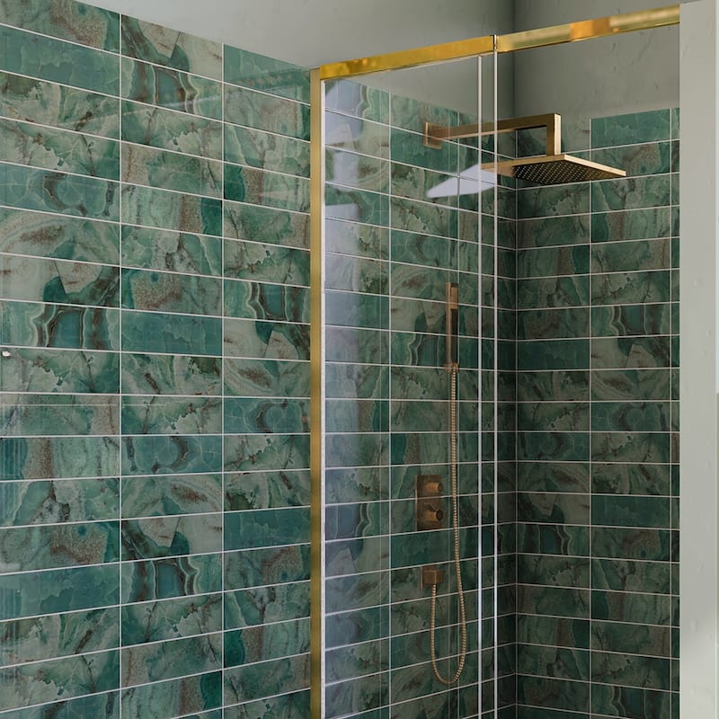 Isla 4x12 Glossy Ceramic Subway Tile - Wall, Backsplash
