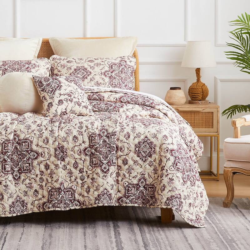 Persia 7-Piece Oversized Quilt Bedding Set