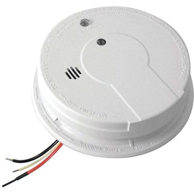 Kidde - i12040 Hardwired Interconnect Smoke Alarm with Hush