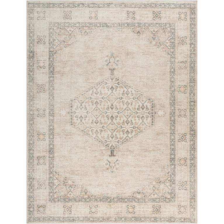 Livabliss Lila Updated Traditional Medallion Area Rug