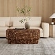 preview thumbnail 11 of 13, Samoa Rectangular Coconut Shell Table by East at Main
