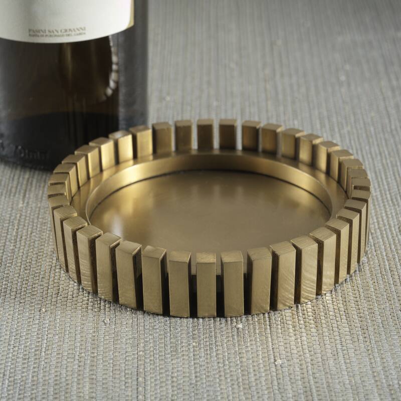 Cirque Metal Wine Bottle Coaster