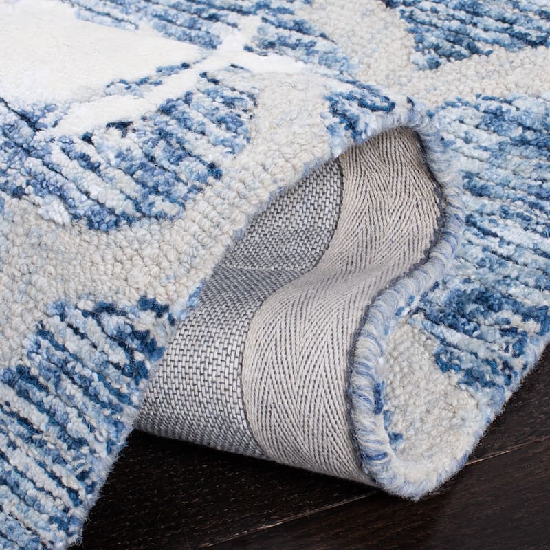 SAFAVIEH Handmade Glamour Florelle Floral Trellis Wool/ Viscose Rug