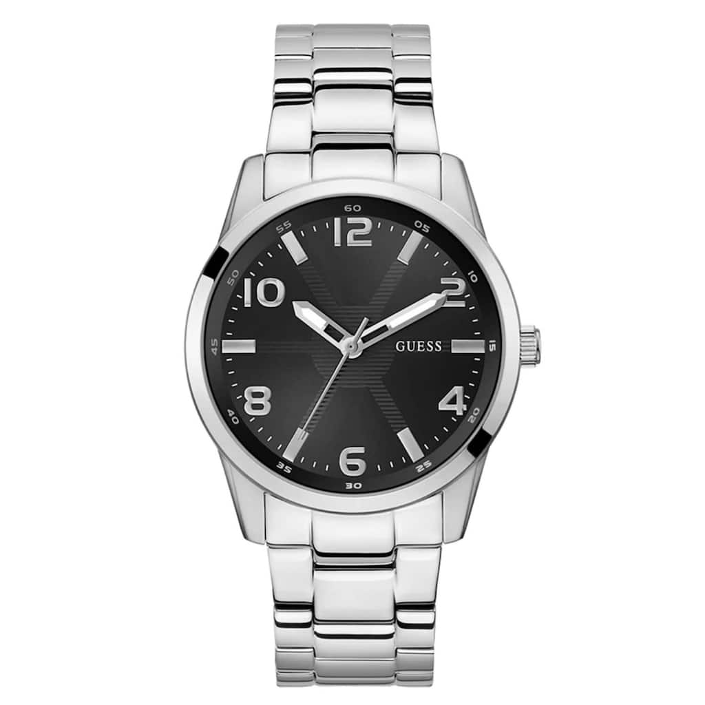 Guess Men's Monte Black Dial Watch - GW0804G2 - One Size