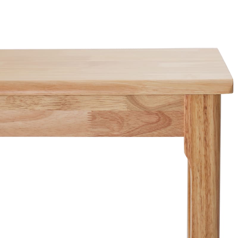 Solid Wood Dining Bench Entryway Bench Farmhouse Kitchen Table Bench