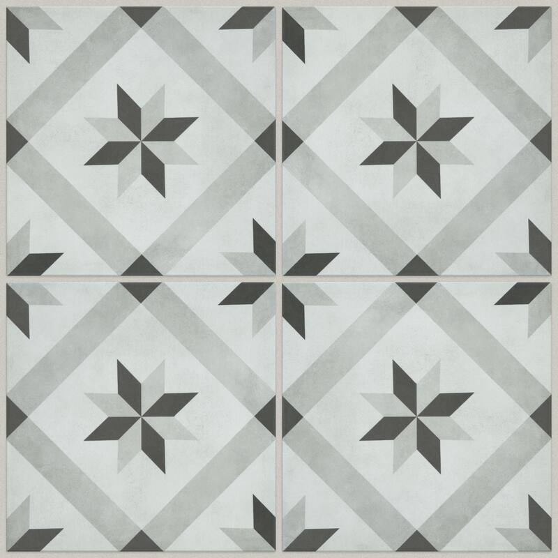 Shaw Revival Maria - 8" Square Floor and Wall Tile - Matte Visual - - Opal