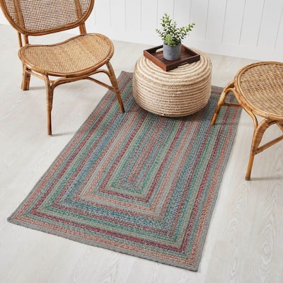 Multi Jute Rug Rect w/ Pad 36x60