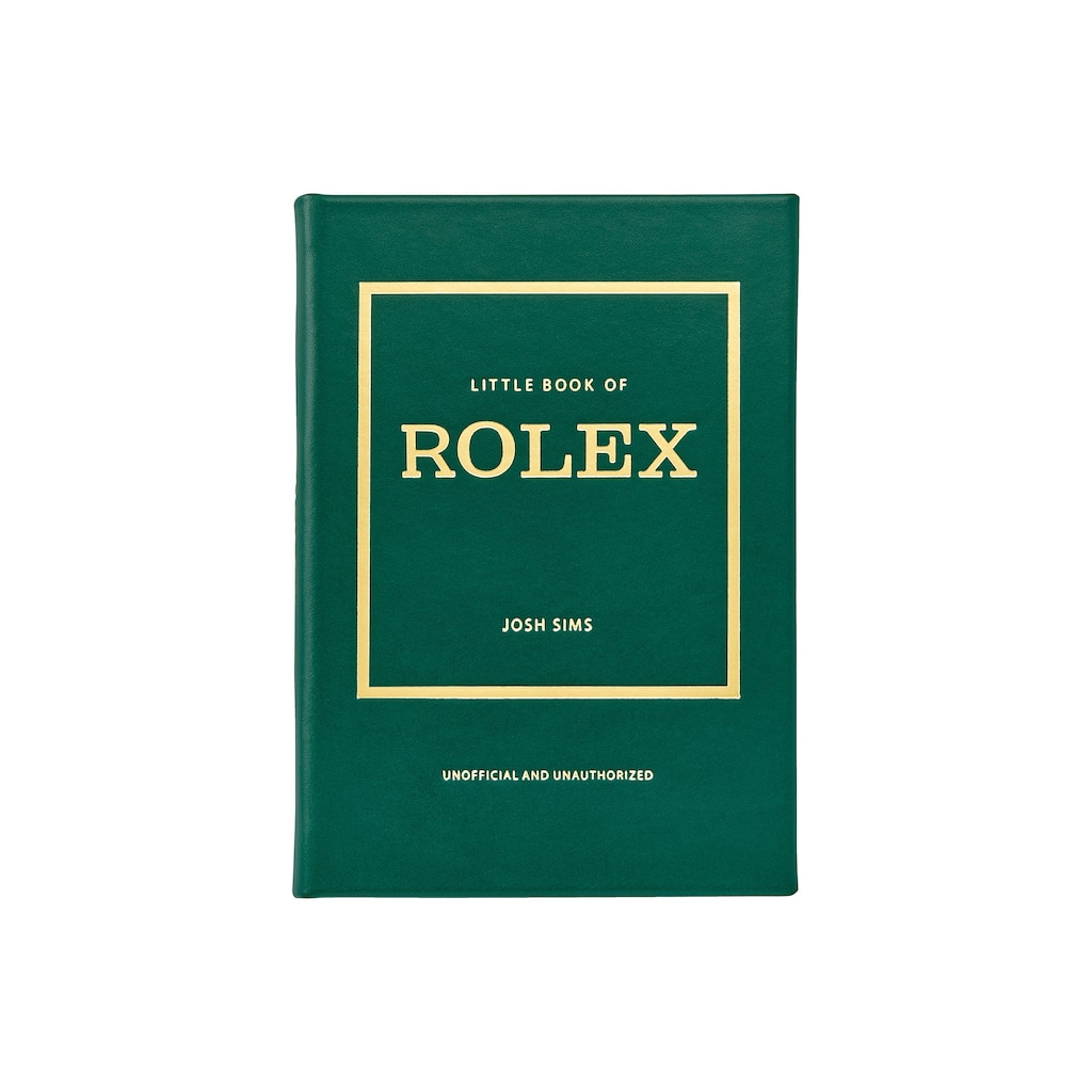 Graphic Image Little Book of Rolex Coffee Table Book, Leather, Emerald