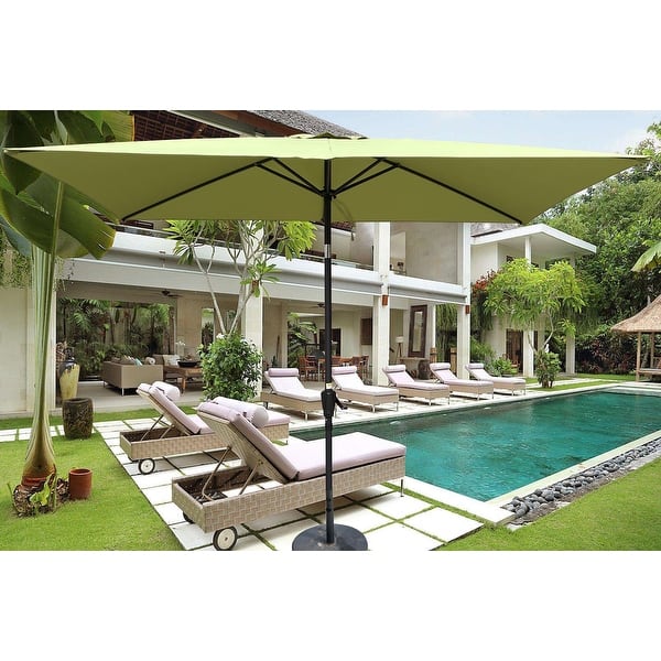 better homes & gardens 6.8'x9.9' rectangular outdoor patio umbrella PURPLE LEAF 9' x 9' Square All-Weather White Set includes one patio cantilever umbrella and base only Durable metal powder coated pole 250gsm polyester fabric 360 Better Homes & Gardens Outdoor