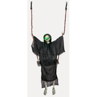 70" Animated Ghost on Swing