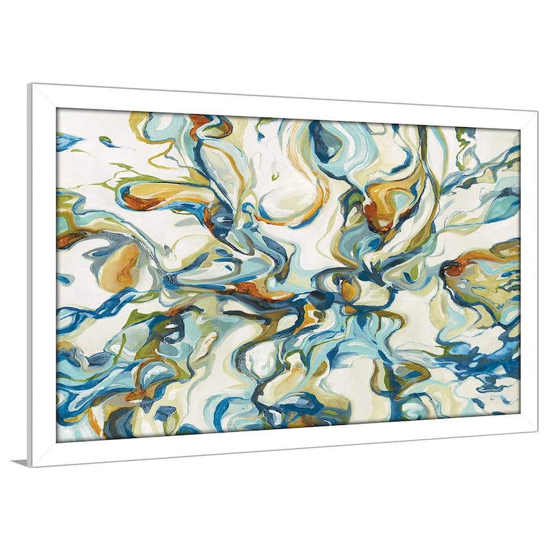 "Flowing Through IV" by Lisa Ridgers Print on Acrylic.