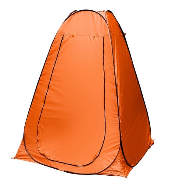 Outdoor Portable Pop-Up Camping Beach Toilet Dressing Changing Room Tent  Orange - Bed Bath & Beyond - 18383211