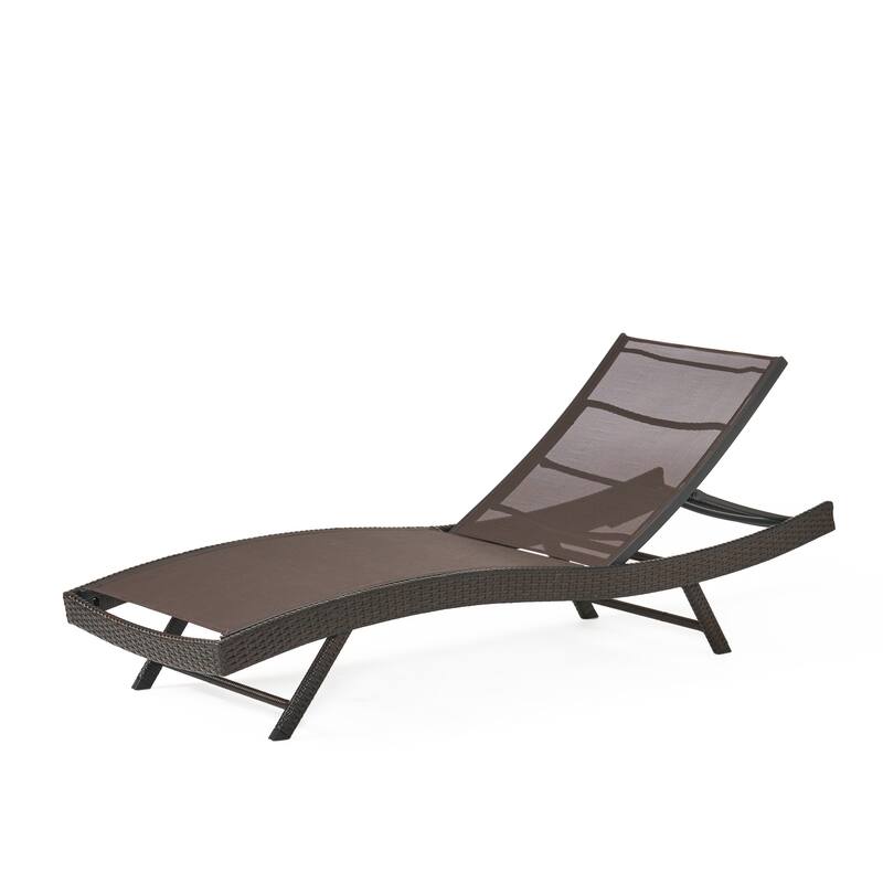 Kauai Outdoor Chaise Lounge by Christopher Knight Home